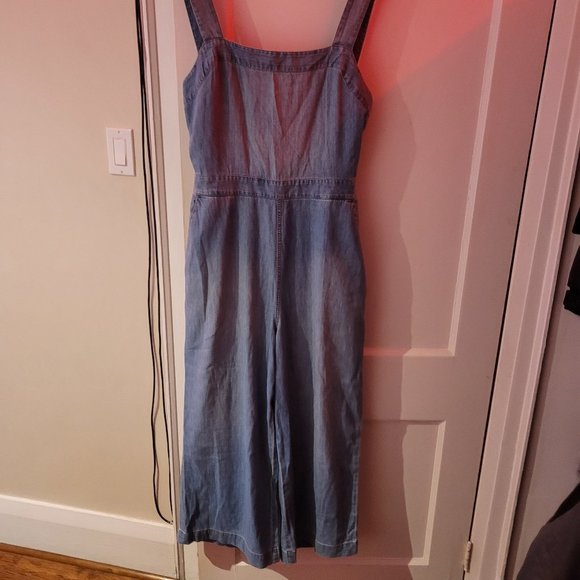 Madewell Pants - Madewell chambray/denim-type overalls, size 10